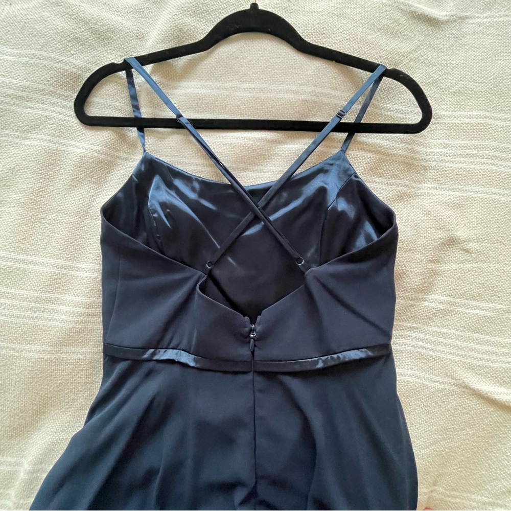 Lulus Grand Soirée Navy blue sleeveless maxi dress - Picture 5 of 8